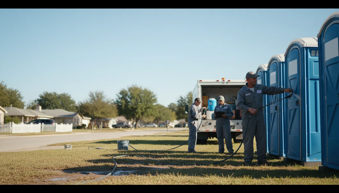 Long-Term Portable Toilet Rental in Ratcliff, TX near me